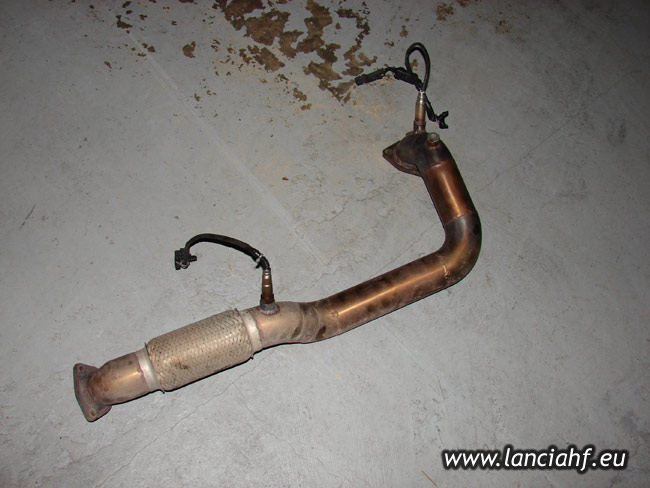 Lanciahf.eu 3inch downpipe lancia delta hf wideband lambda sensor