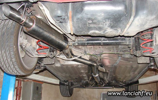 3 inch exhaust lancia delta