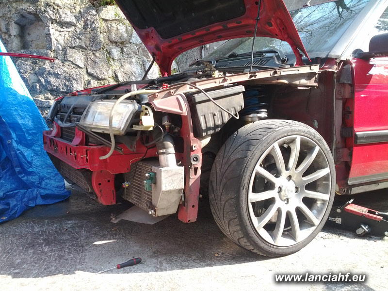 Damage lancia delta turbo