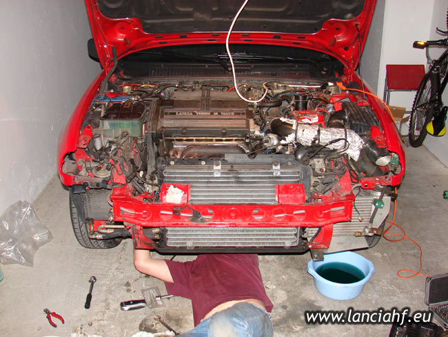 Lancia delta démontage turbo